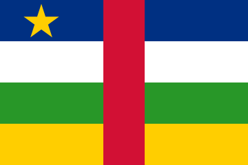 Drapeau Centrafrique