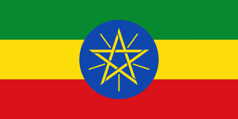 Drapeau Ethiopie