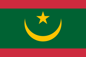 Drapeau Mauritanie