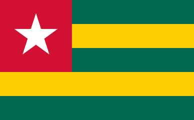 Drapeau Togo